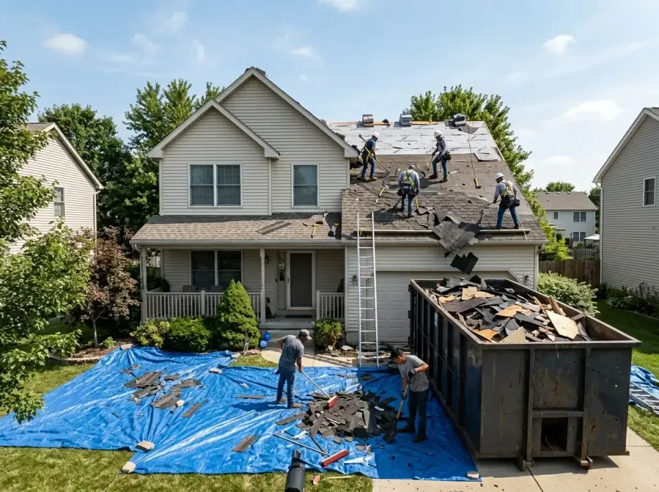 roof-replacement-debris-remova-004 — frequently asked questions, Cheapest Dumpster Rentals in Shiloh, IL